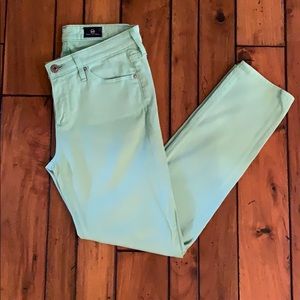 AG “The Prima Crop” light green capris